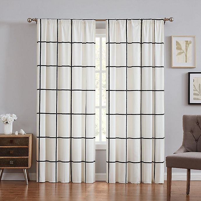 Kurt Windowpane 84 Inch Window Curtain, Do Curtains Come Longer Than 84 Inches