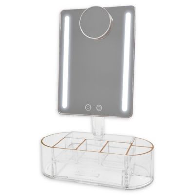 lighted makeup mirror with cord