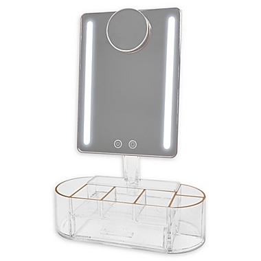 Blushly Lighted Vanity Mirror with Organization Base. View a larger version of this product image.