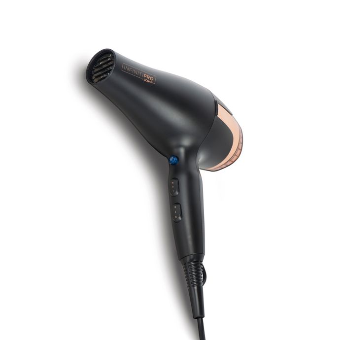 Infiniti Pro by Conair® Full Size AC Dryer in Black/Rose Gold | Bed ...