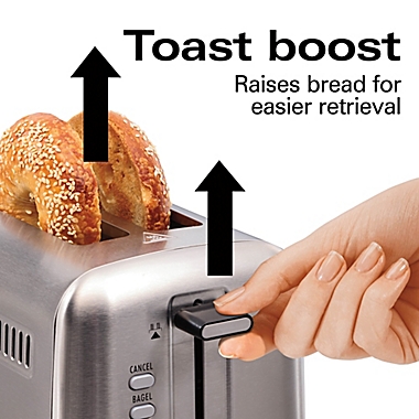 Hamilton Beach&reg; Professional Stainless Steel 2-Slice Toaster. View a larger version of this product image.
