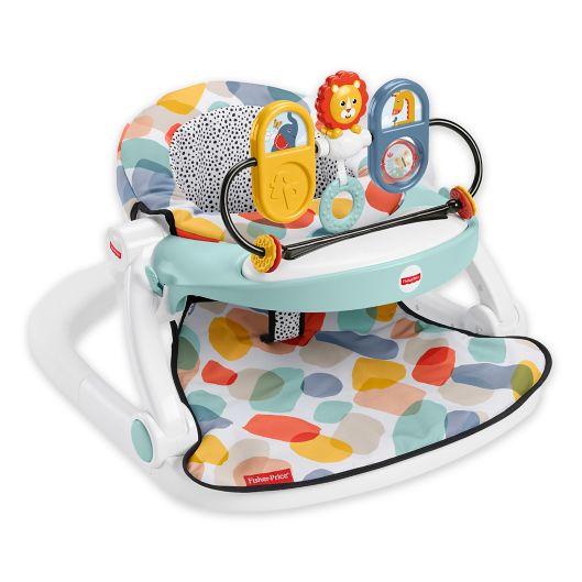 Fisher Price Sit Me Up Deluxe Floor Seat In Beach Glass Bed Bath Beyond