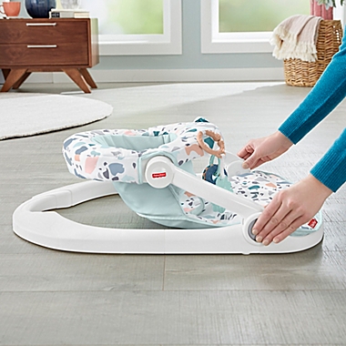 Fisher-Price&reg; Sit-Me-Up Floor Seat in Grey/White. View a larger version of this product image.
