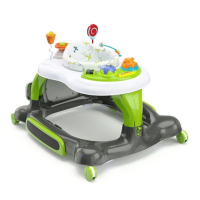 Storkcraft 3-in-1 Activity Walker with Jumping Board and Feeding Tray (Green)