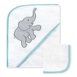 Luvable Friends® 2-Piece Hooded Towel and Washcloth Set