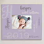 Alternate image 0 for All About Baby Girl Personalized 5-Inch x 7-Inch Wall Frame