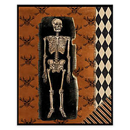 Courtside Market Skeleton 20-Inch x 24-Inch Gallery Art Decal