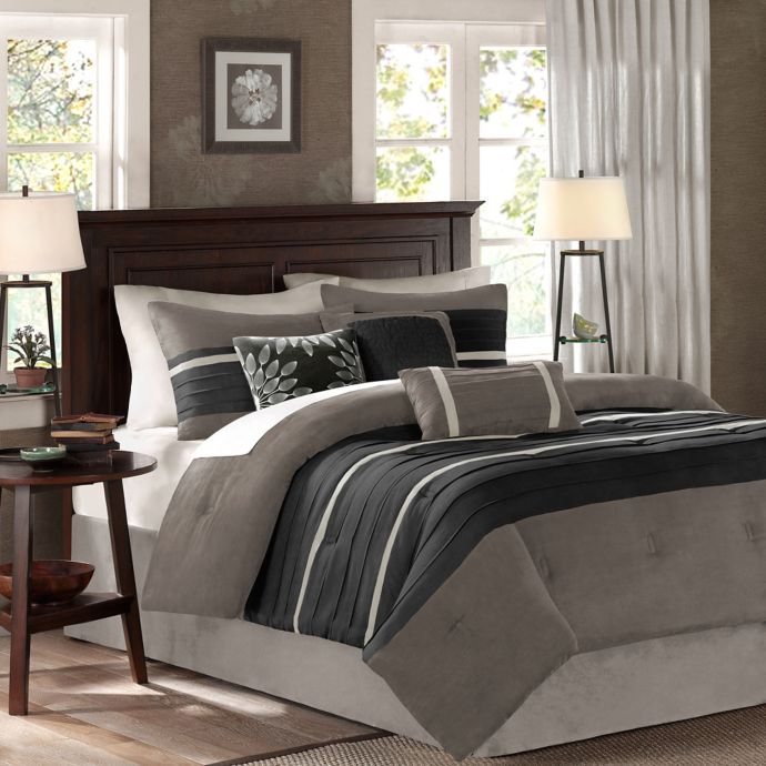 Madison Park Palmer 7 Piece Comforter Set Bed Bath Beyond