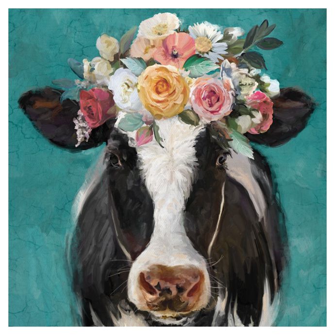 Masterpiece Art Gallery Fancy Cows Ii Wrapped Canvas Wall Art Bed Bath Beyond