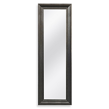 No-Tools Over-the-Door Mirror in Pewter. View a larger version of this product image.