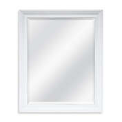 Decorative 26.5-Inch x 32.5-Inch Large Mirror in White