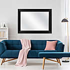 Alternate image 2 for Decorative 42.25-Inch x 30.25-Inch Wall Mirror in Black