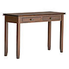 Alternate image 0 for Simpli Home Artisan Solid Wood Console Sofa Table in Russet Brown