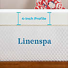 Alternate image 5 for Linenspa Signature Collection&trade; 4-Inch Memory Foam Queen Mattress Topper