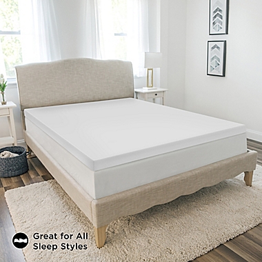 Essentials 2-Inch Memory Foam King Mattress Topper. View a larger version of this product image.