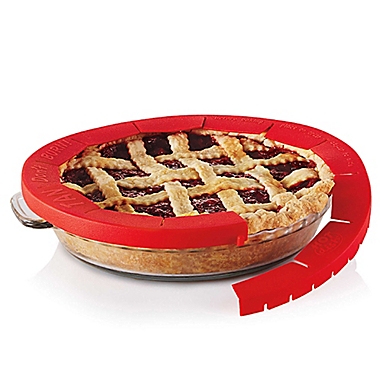 Terrell Adjustable Pie Crust Protector Shield Fits Up To 10-Inch Pies Made in America 