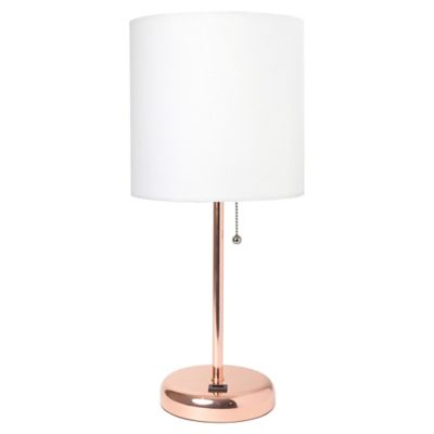 rose gold lamp