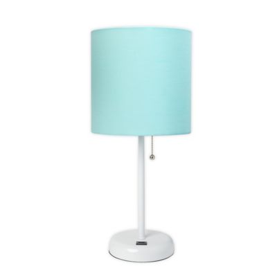 teal bedside table lamps