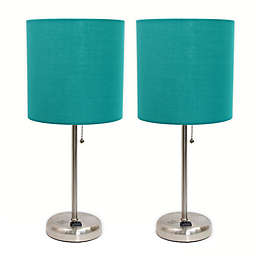 Teal Lampshades For Table Lamps Bed, Large Teal Table Lamp Shade
