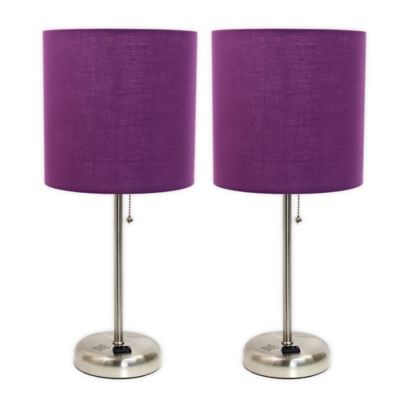 purple desk lamp