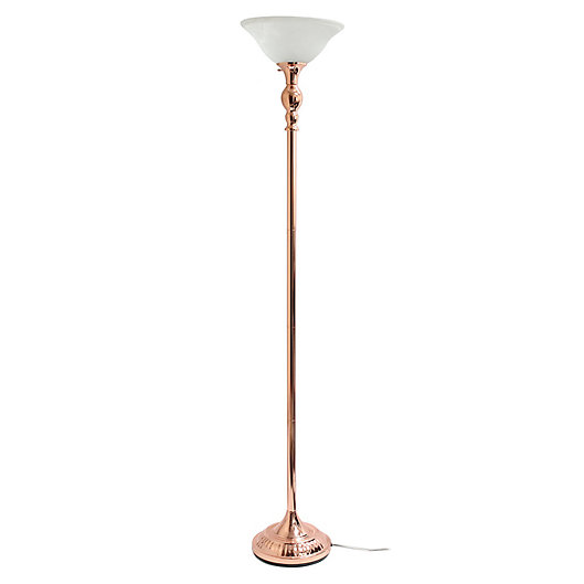 Elegant Designs Torchiere Floor Lamp, Torchiere Floor Lamp Light Bulb