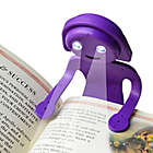 Alternate image 3 for Walter+Ray Bendywoman Flashlight Phone Stand and Booklight in Purple