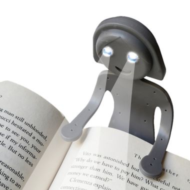 Walter+Ray Bendywoman Flashlight Phone Stand and Booklight in Grey. View a larger version of this product image.