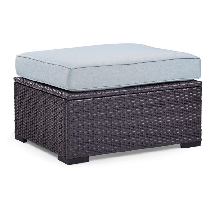 Biscayne Ottoman With White Cushions Bed Bath Beyond