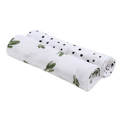 black and white swaddle