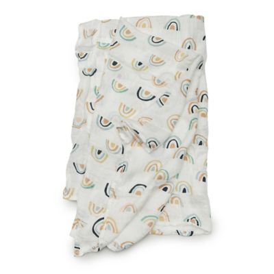 rainbow baby swaddle blanket