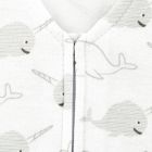 Alternate image 3 for HALO&reg; SleepSack&reg; Small Narwhal Wearable Blanket in Grey