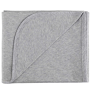 Ely&#39;s &amp; Co. Size NB &amp; 0-3M 3-Piece Swaddle &amp; Beanie Set in Heather Grey. View a larger version of this product image.