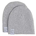 Alternate image 4 for Ely&#39;s &amp; Co. Size NB &amp; 0-3M 3-Piece Swaddle &amp; Beanie Set in Heather Grey