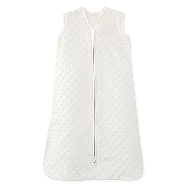 HALO&reg; SleepSack&reg; Medium Velboa Dot Wearable Blanket in Ivory. View a larger version of this product image.