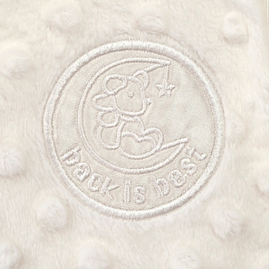 HALO&reg; SleepSack&reg; Medium Velboa Dot Wearable Blanket in Ivory. View a larger version of this product image.
