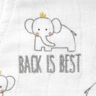 Alternate image 1 for HALO&reg; SleepSack&reg; Medium Muslin Wearable Blanket in Pink Elephant Crown