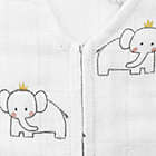 Alternate image 3 for HALO&reg; SleepSack&reg; Small Muslin Wearable Blanket in Pink Elephant Crown