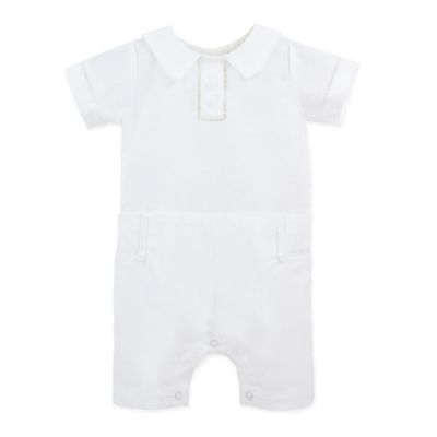 Carriage Boutique&trade; Baptism Coverall in White