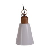 Bee &amp; Willow&trade; Iron Pendant with Natural Wooden Top