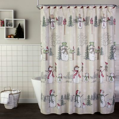 holiday shower curtains