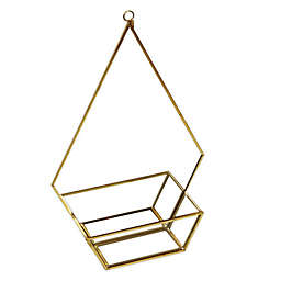Arthouse Mirror Wall Mounted Plant Holder in Gold