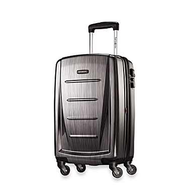 Samsonite&reg; Winfield 2 20-Inch Hardside Spinner Carry On Luggage in Charcoal. View a larger version of this product image.