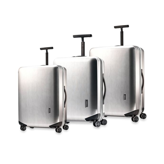 samsonite spinner silver