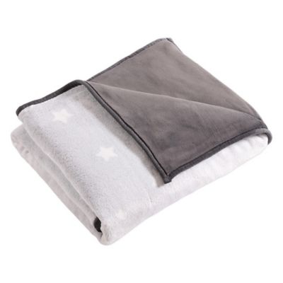 Therapedic&reg; Glow-in-the-Dark Reversible 6 lb. Weighted Throw Blanket in Grey