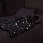 Alternate image 3 for Therapedic&reg; Glow-in-the-Dark Reversible 6 lb. Weighted Throw Blanket in Grey