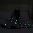 Alternate image 4 for Therapedic&reg; Glow-in-the-Dark Reversible 6 lb. Weighted Throw Blanket in Grey