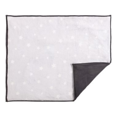 Therapedic&reg; Glow-in-the-Dark Reversible 6 lb. Weighted Throw Blanket in Grey. View a larger version of this product image.