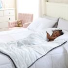 Alternate image 9 for Therapedic&reg; Glow-in-the-Dark Reversible 6 lb. Weighted Throw Blanket in Grey