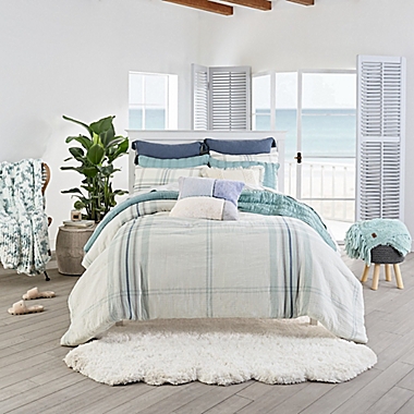 UGG&reg; Simone 2-Piece Twin Comforter Set in Blue. View a larger version of this product image.