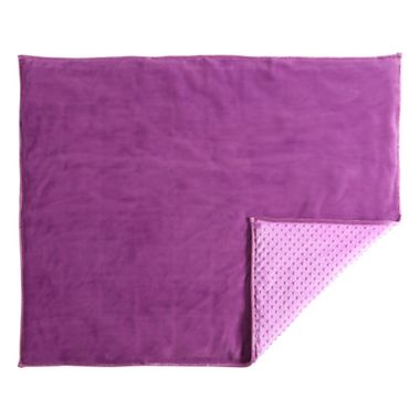 Therapedic&reg; Nubby Reversible 6 lb. Weighted Throw Blanket in Purple. View a larger version of this product image.